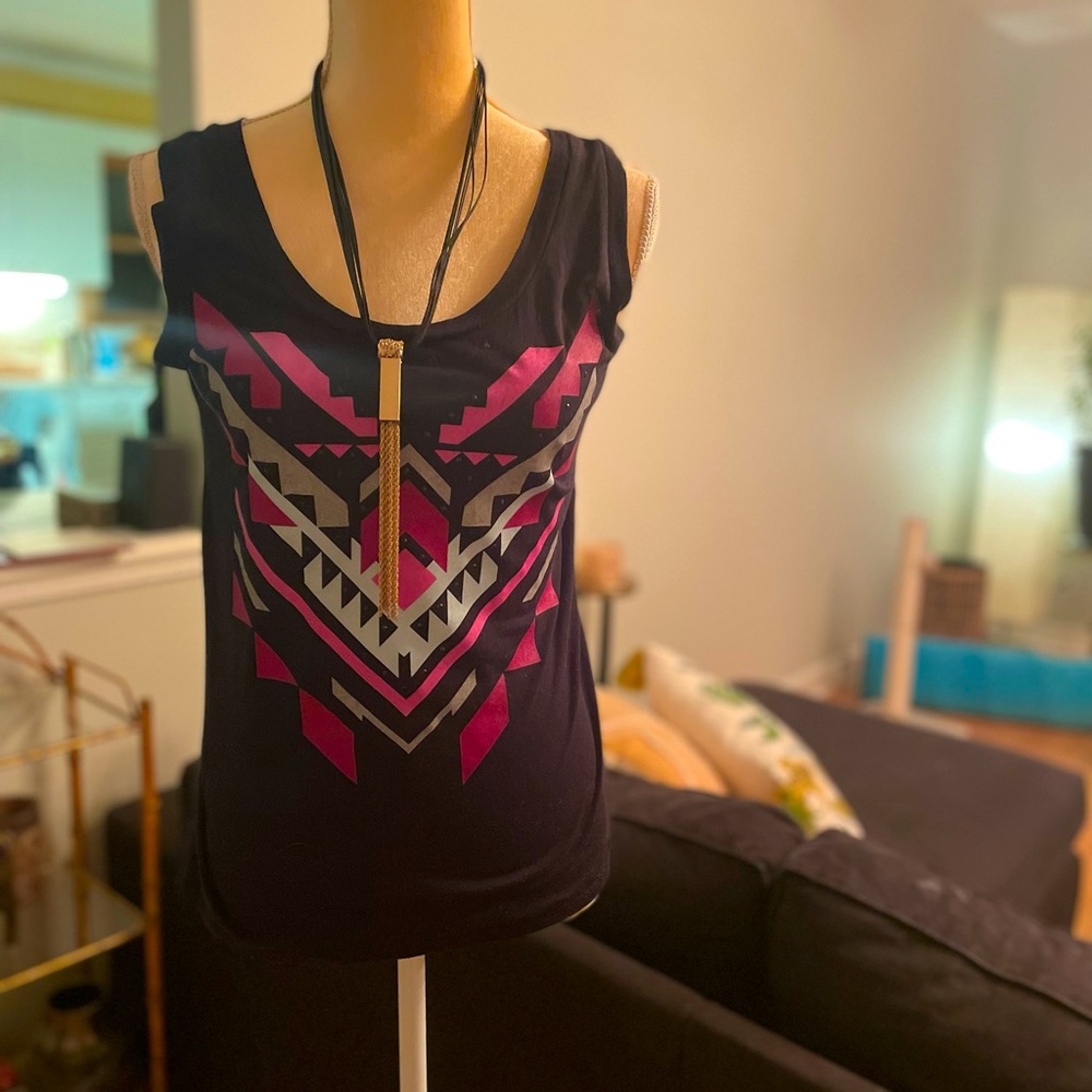 Express tank top SIZE M Multi Color / night out top